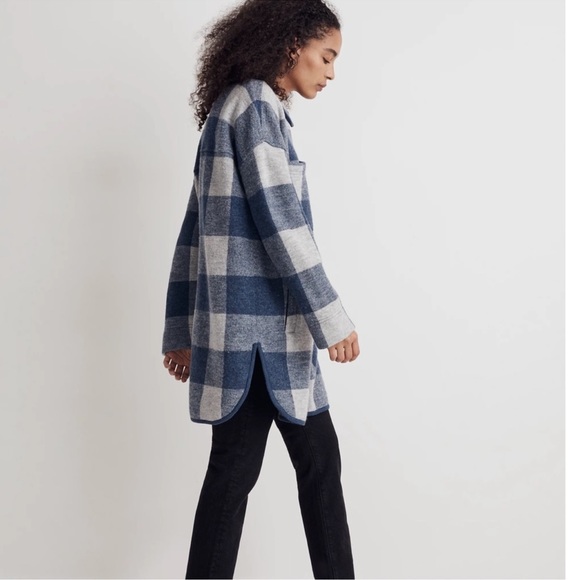 Used madewell wool sweater jacket - Picture 9 of 11